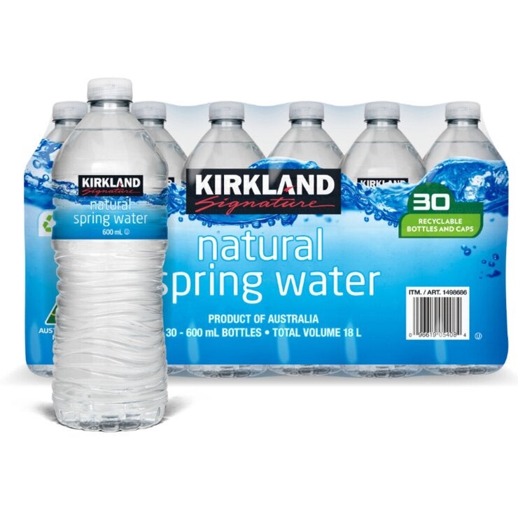 コストコ　Kirkland Signature ウォーターウインドウ カークランドシグネチャー スプリングウォーター 600ml x 30本